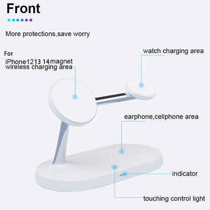 3 in 1 Wireless Charger Magnetic Stand