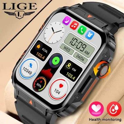 Smartwatch with 1.95 Inch Screen & Health Monitoring Technology