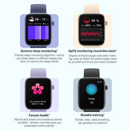 Health Monitoring IP68 Waterproof SmartWatch