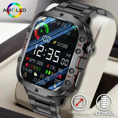 Military Smart Watch IP68 Sports Fitness Tracker