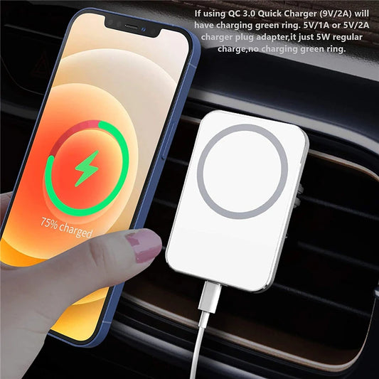 40W Magnetic Wireless Car Charger for MacSafe